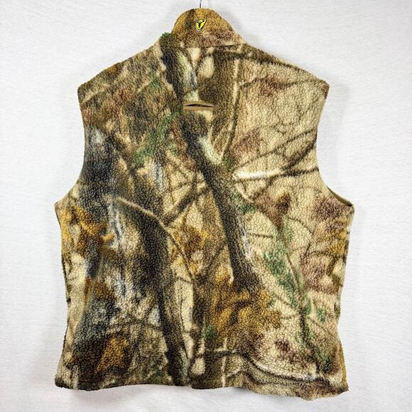 Scent-Blocker Wind Blocker System Layer 2 Reversible Camo Fleece Vest Men LG - Picture 2 of 13